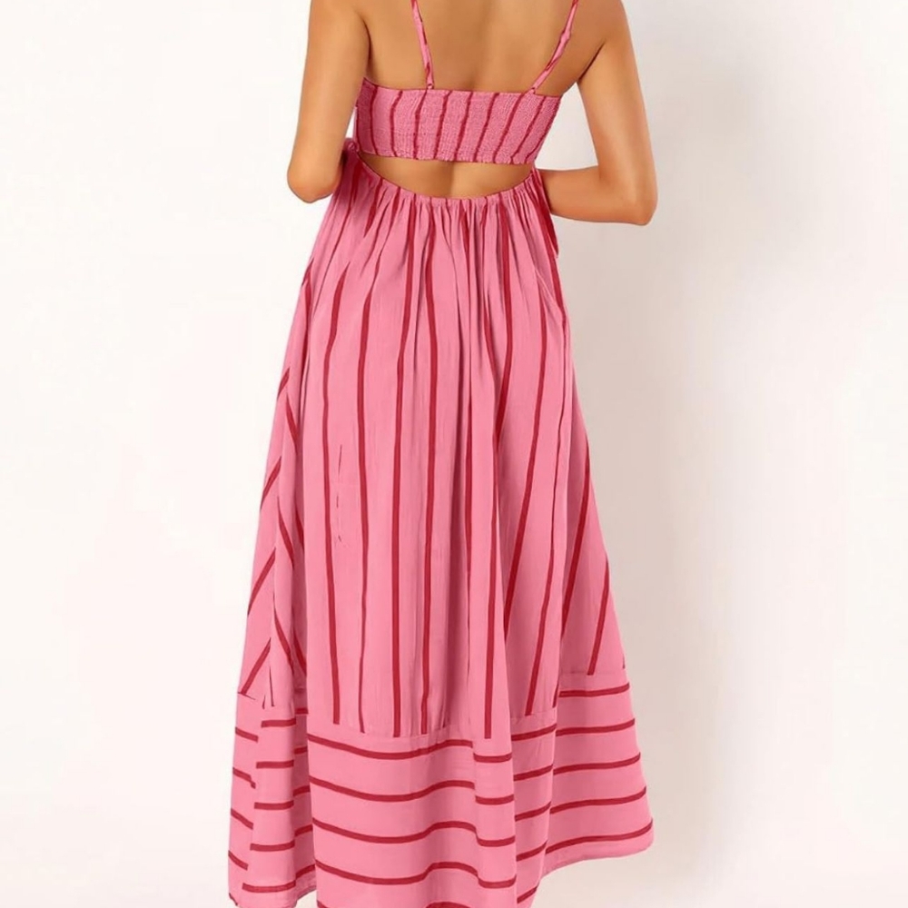 MAXI STRIPE DRESS - Picture 2 of 6